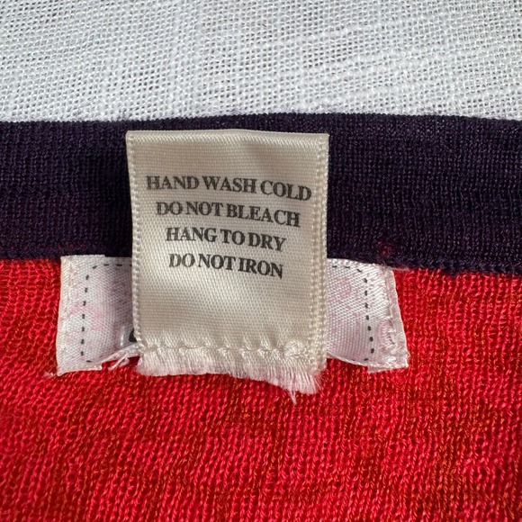 Anthropologie FREEWAY M Boho Tribal Open Front Cardigan Sweater Wool Blend Fall - Picture 5 of 10